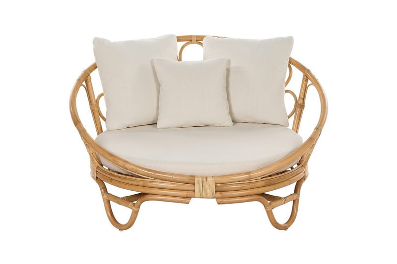 Solstol sett med 2 Rossano - Naturlig, beige - Hagemøbler & utemiljø - Stoler & Lenestoler - Utelenestoler