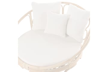 Solstol sett med 2 Rossano - Naturlig, beige - Hagemøbler & utemiljø - Stoler & Lenestoler - Utelenestoler