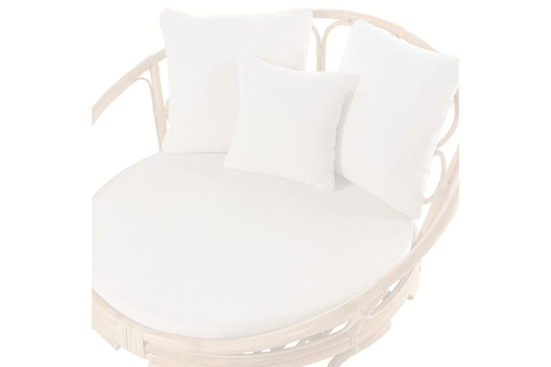 Solstol sett med 2 Rossano - Naturlig, beige - Hagemøbler & utemiljø - Stoler & Lenestoler - Utelenestoler