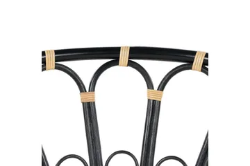 Solstol sett med 2 Rossano - Svart, beige - Hagemøbler & utemiljø - Stoler & Lenestoler - Utelenestoler