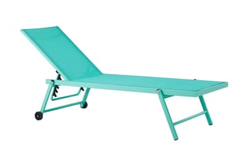 Solseng turkis PORTOFINO - Grønn - Hagemøbler & utemiljø - Stoler & Lenestoler - Solsenger & solvogner
