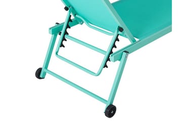 Solseng turkis PORTOFINO - Grønn - Hagemøbler & utemiljø - Stoler & Lenestoler - Solsenger & solvogner