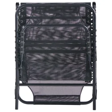 Solseng utendørs Ambato sammenleggbar - Svart - Hagemøbler & utemiljø - Stoler & Lenestoler - Solsenger & solvogner