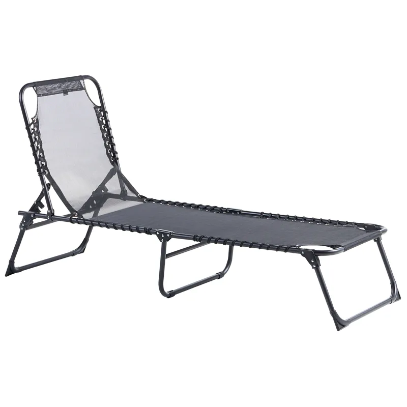 Solseng utendørs Ambato sammenleggbar, Svart