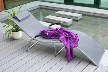 Solstol BATYA 173x63x65cm - Hagemøbler & utemiljø - Stoler & Lenestoler - Solstoler