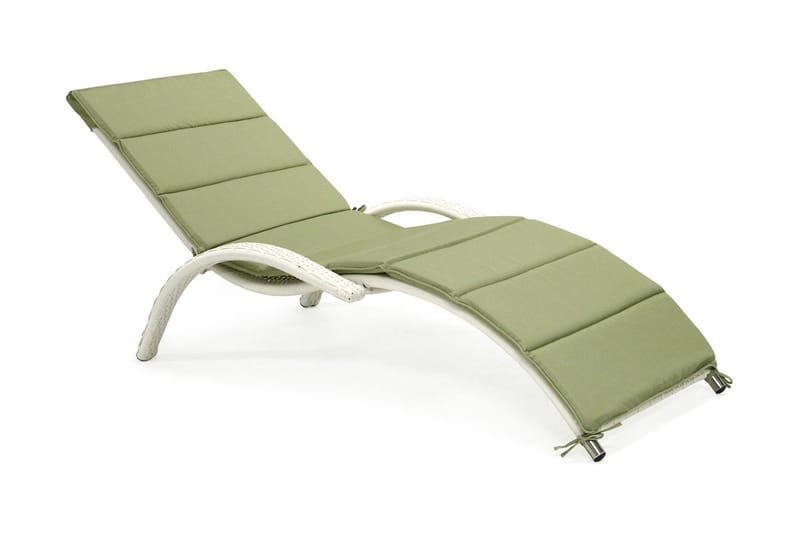 Solstol MERIDIAN 180x75x73cm hvit - Hagemøbler & utemiljø - Stoler & Lenestoler - Solstoler