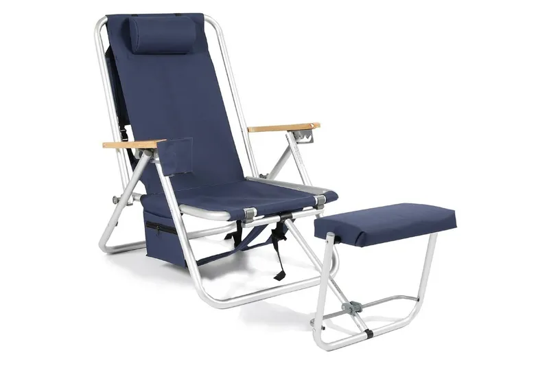 Solstol og campingstol Fritab Friluftsstol Fritab ROXY med kjølebag/mobillomme Blå