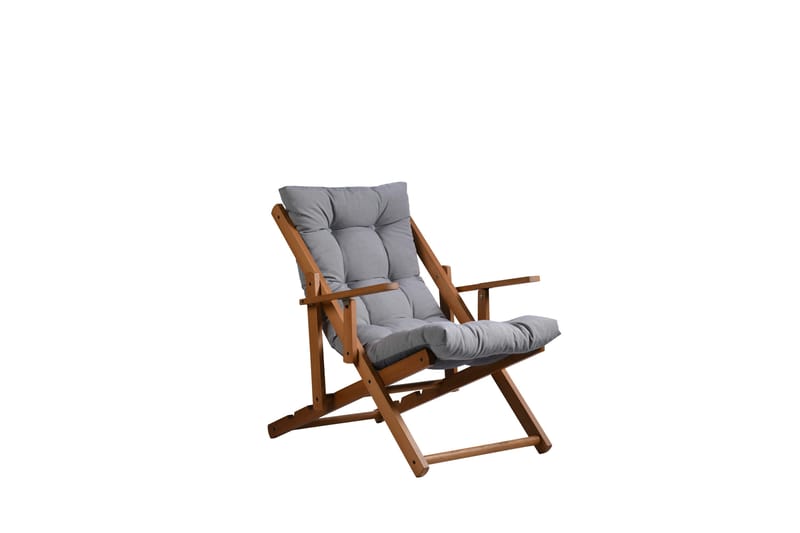 Solstol Thompson 90x70 cm Natur - Lysegrå - Solstoler