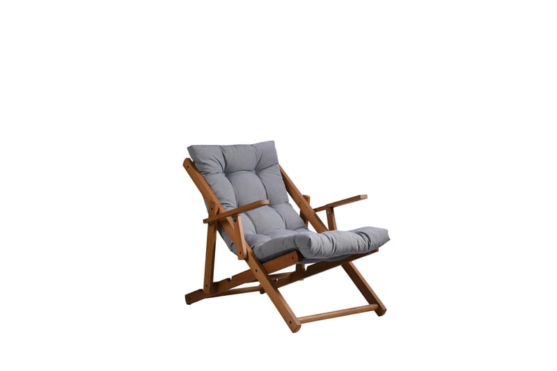 Solstol Thompson 90x70 cm Natur - Lysegrå - Solstoler