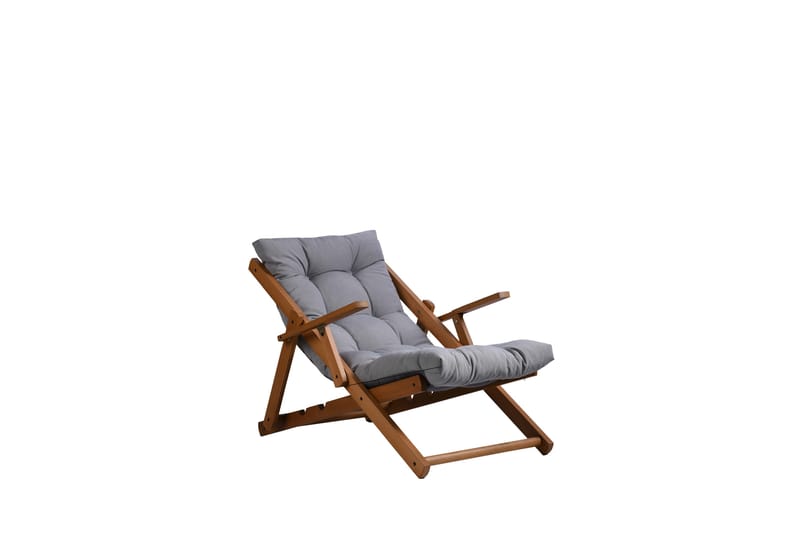 Solstol Thompson 90x70 cm Natur - Lysegrå - Solstoler