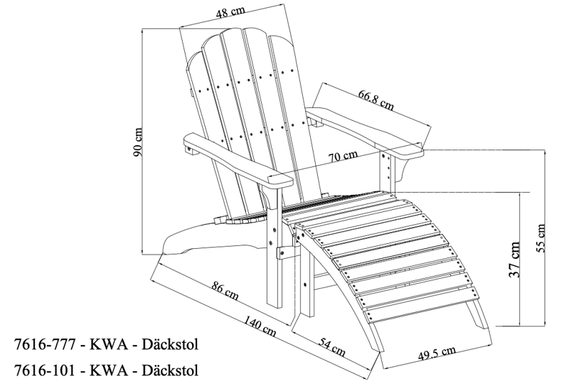Solstol Utendørs - Mørk grønn - Hagemøbler & utemiljø - Stoler & Lenestoler - Solstoler