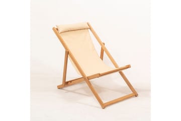 Solstol Zarith Krem - Cremehvit - Hagemøbler & utemiljø - Stoler & Lenestoler - Solstoler