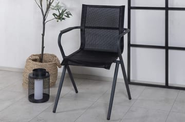 Alina Spisestol - Svart - Hagemøbler & utemiljø - Stoler & Lenestoler - Spisestol ute