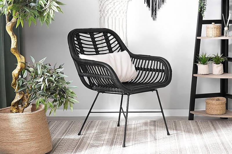 Canora Stol 51 cm - Svart - Hagemøbler & utemiljø - Stoler & Lenestoler - Spisestol ute