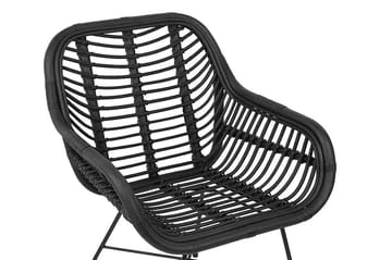 Canora Stol 51 cm - Svart - Hagemøbler & utemiljø - Stoler & Lenestoler - Spisestol ute