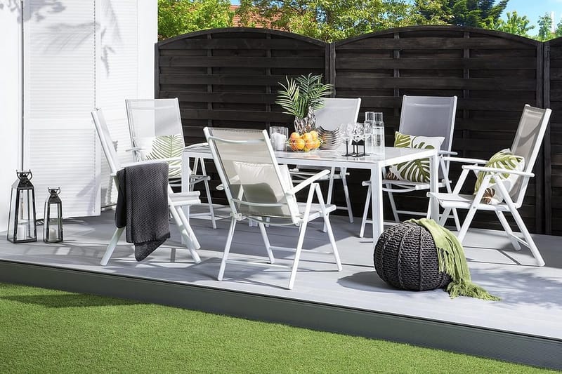 Catania Stol 6 stk 44 cm - Grå - Hagemøbler & utemiljø - Stoler & Lenestoler - Spisestol ute