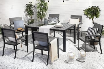 Como Stol 6-pk 55 cm - Svart - Hagemøbler & utemiljø - Stoler & Lenestoler - Spisestol ute