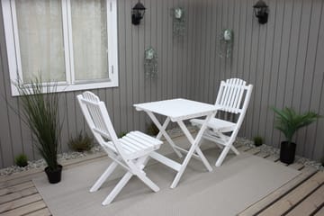 Delpino Klappstol - Hvit - Hagemøbler & utemiljø - Stoler & Lenestoler - Spisestol ute