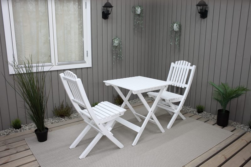 Delpino Klappstol - Hvit - Hagemøbler & utemiljø - Stoler & Lenestoler - Spisestol ute