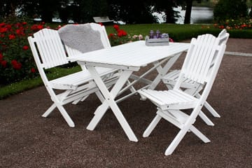 Delpino Klappstol - Hvit - Hagemøbler & utemiljø - Stoler & Lenestoler - Spisestol ute