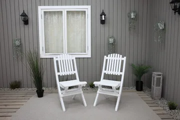 Delpino Klappstol - Hvit - Hagemøbler & utemiljø - Stoler & Lenestoler - Spisestol ute