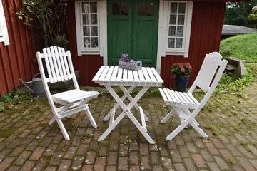 Delpino Klappstol - Hvit - Hagemøbler & utemiljø - Stoler & Lenestoler - Spisestol ute