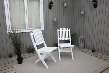 Delpino Klappstol - Hvit - Hagemøbler & utemiljø - Stoler & Lenestoler - Spisestol ute