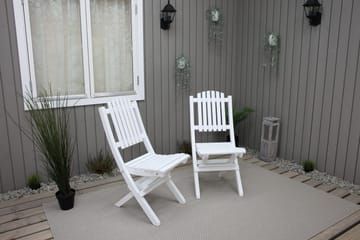 Delpino Klappstol - Hvit - Hagemøbler & utemiljø - Stoler & Lenestoler - Spisestol ute