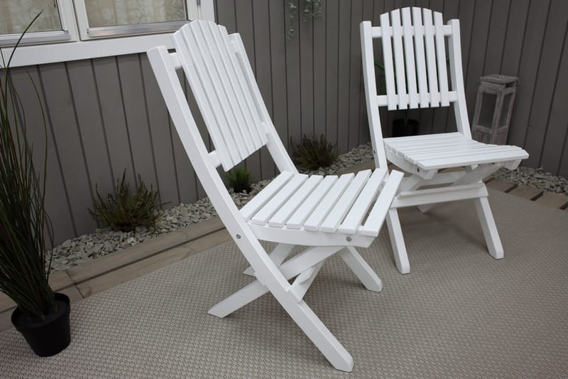 Delpino Klappstol - Hvit - Hagemøbler & utemiljø - Stoler & Lenestoler - Spisestol ute