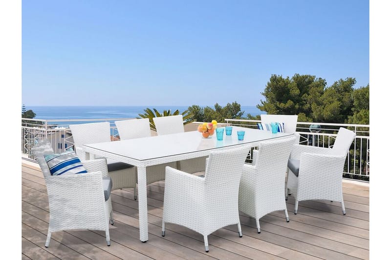 Galar Hagestol 2-pk - Hvit - Hagemøbler & utemiljø - Stoler & Lenestoler - Spisestol ute