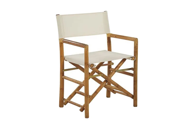 Hagestol 2 stk lyst tre / beige MOLISE, Tre / Natur