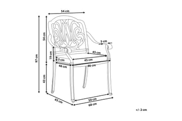 Hagestol Furtan 4-pk - Brun - Hagemøbler & utemiljø - Stoler & Lenestoler - Spisestol ute