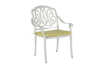 Hagestoler 4 stk Hvit ANCONA - Hvit - Hagemøbler & utemiljø - Stoler & Lenestoler - Spisestol ute