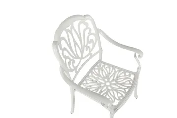 Hagestoler 4 stk Hvit ANCONA - Hvit - Hagemøbler & utemiljø - Stoler & Lenestoler - Spisestol ute