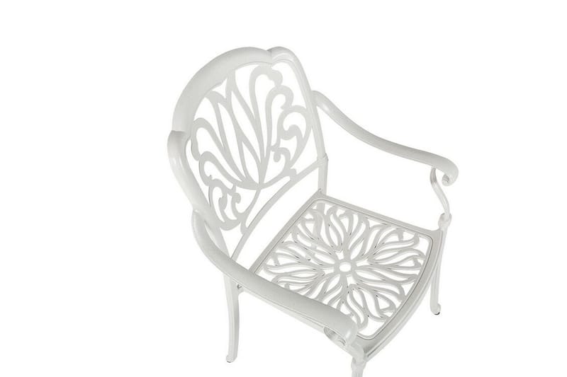 Hagestoler 4 stk Hvit ANCONA - Hvit - Hagemøbler & utemiljø - Stoler & Lenestoler - Spisestol ute