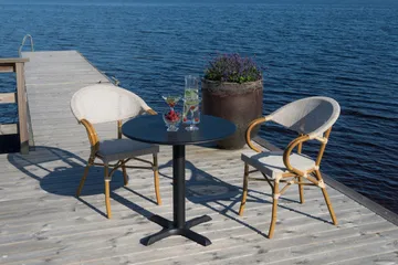 Hillerstorp Äppelhed Caféstol - Grå - Hagemøbler & utemiljø - Stoler & Lenestoler - Spisestol ute