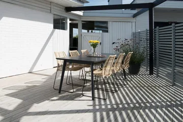 Hillerstorp Liljearp Stol Natur - Beige|Svart - Hagemøbler & utemiljø - Stoler & Lenestoler - Spisestol ute