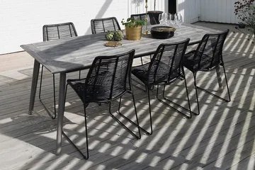 Hillerstorp Liljearp Stol Svart - Svart - Hagemøbler & utemiljø - Stoler & Lenestoler - Spisestol ute