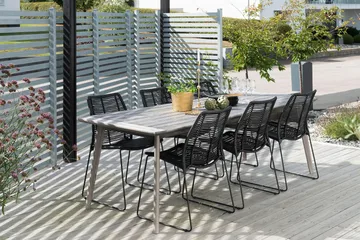 Hillerstorp Liljearp Stol Svart - Svart - Hagemøbler & utemiljø - Stoler & Lenestoler - Spisestol ute