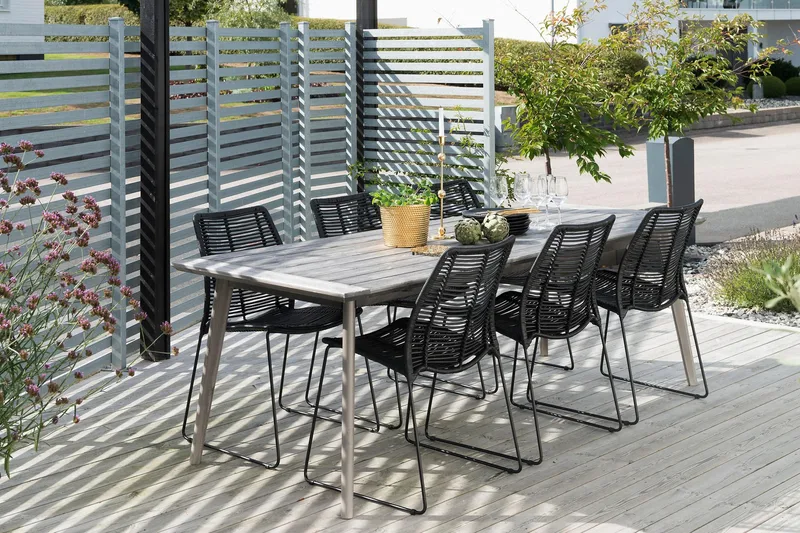 Hillerstorp Liljearp Stol Svart - Svart - Hagemøbler & utemiljø - Stoler & Lenestoler - Spisestol ute