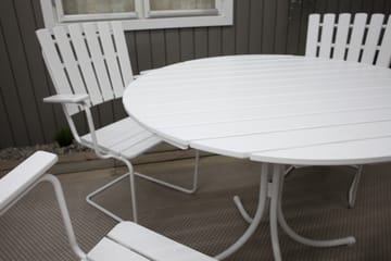 Karmstol Vaxholm Hvit - KWA - Hagemøbler & utemiljø - Stoler & Lenestoler - Spisestol ute