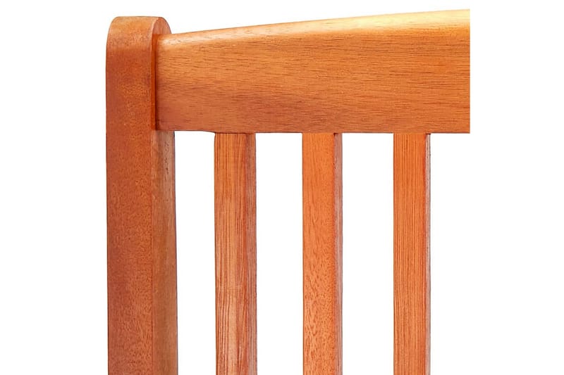 Klappstoler 2 stk heltre eukalyptus - Brun - Balkongstoler - Spisestol ute