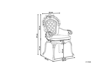 Lagunilla Hagestol 2-pk - Brun - Hagemøbler & utemiljø - Stoler & Lenestoler - Spisestol ute