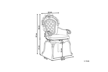Lagunilla Hagestol 2-pk - Brun - Hagemøbler & utemiljø - Stoler & Lenestoler - Spisestol ute