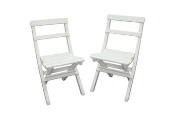 Larios Klappstol - Hvit - Hagemøbler & utemiljø - Stoler & Lenestoler - Spisestol ute