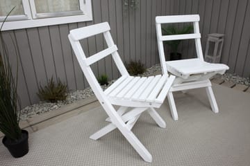 Larios Klappstol - Hvit - Hagemøbler & utemiljø - Stoler & Lenestoler - Spisestol ute