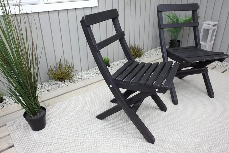 Larios Spisestol - Svart - Hagemøbler & utemiljø - Stoler & Lenestoler - Spisestol ute