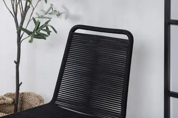 Lindos Stablestol Svart - Venture Home - Hagemøbler & utemiljø - Stoler & Lenestoler - Spisestol ute