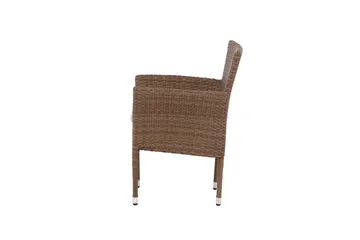 Malina Karmstol - Brun - Hagemøbler & utemiljø - Stoler & Lenestoler - Spisestol ute