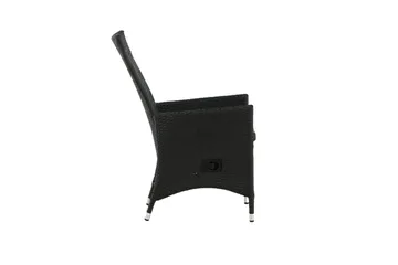 Padova Karmstol Svart - Venture Home - Hagemøbler & utemiljø - Stoler & Lenestoler - Spisestol ute